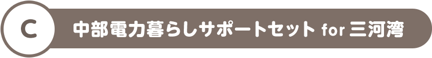 C 中部電力暮らしサポートセット for 三河湾