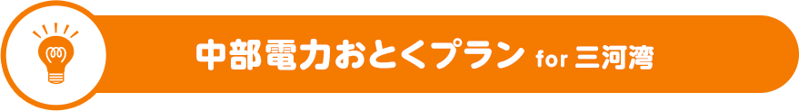 中部電力おとくプラン for 三河湾